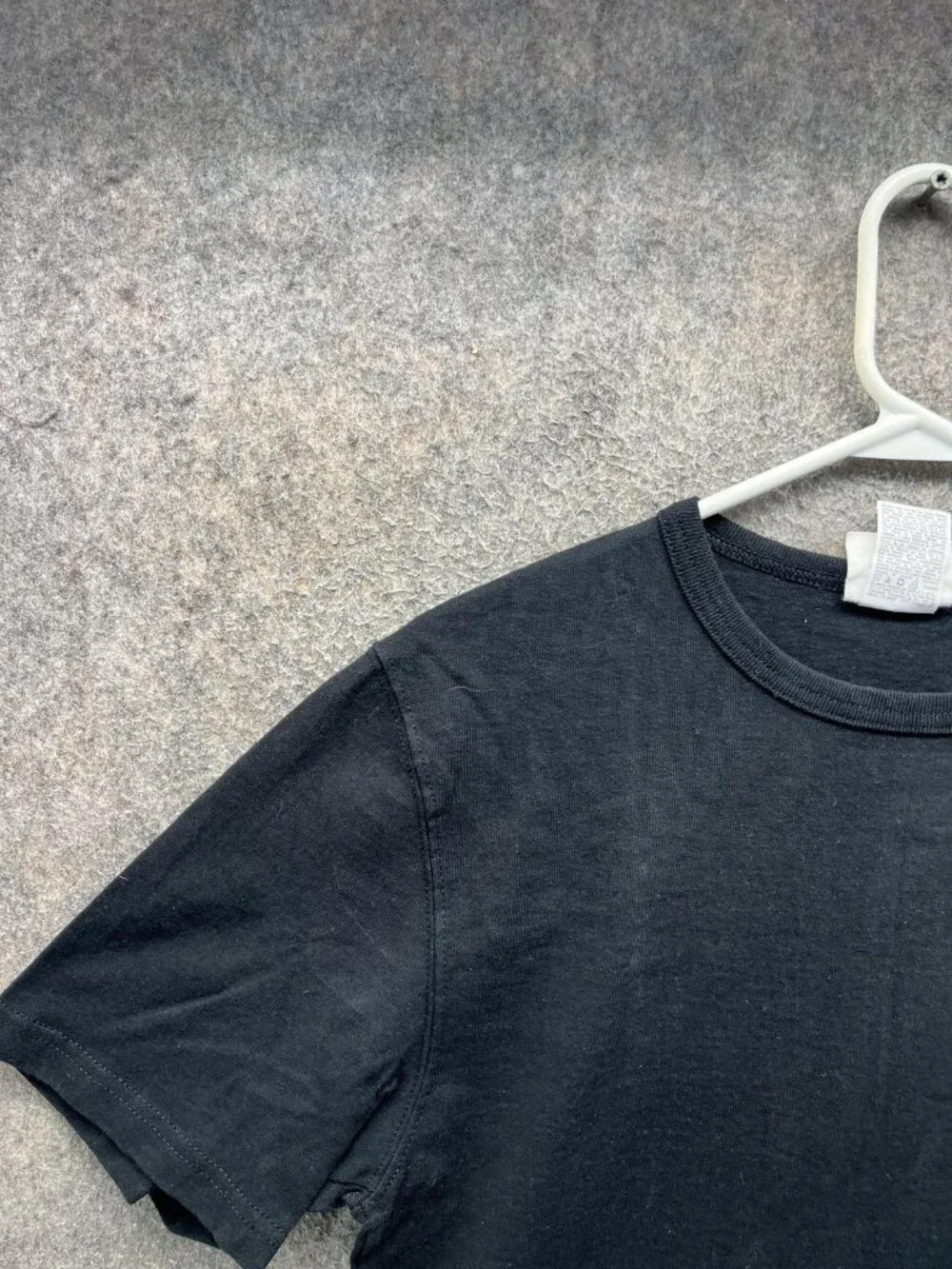 Champion Shirt Mens Small Black Small C Chest Logo Tee Casual Cotton y2k 2000s - Picture 7 of 12